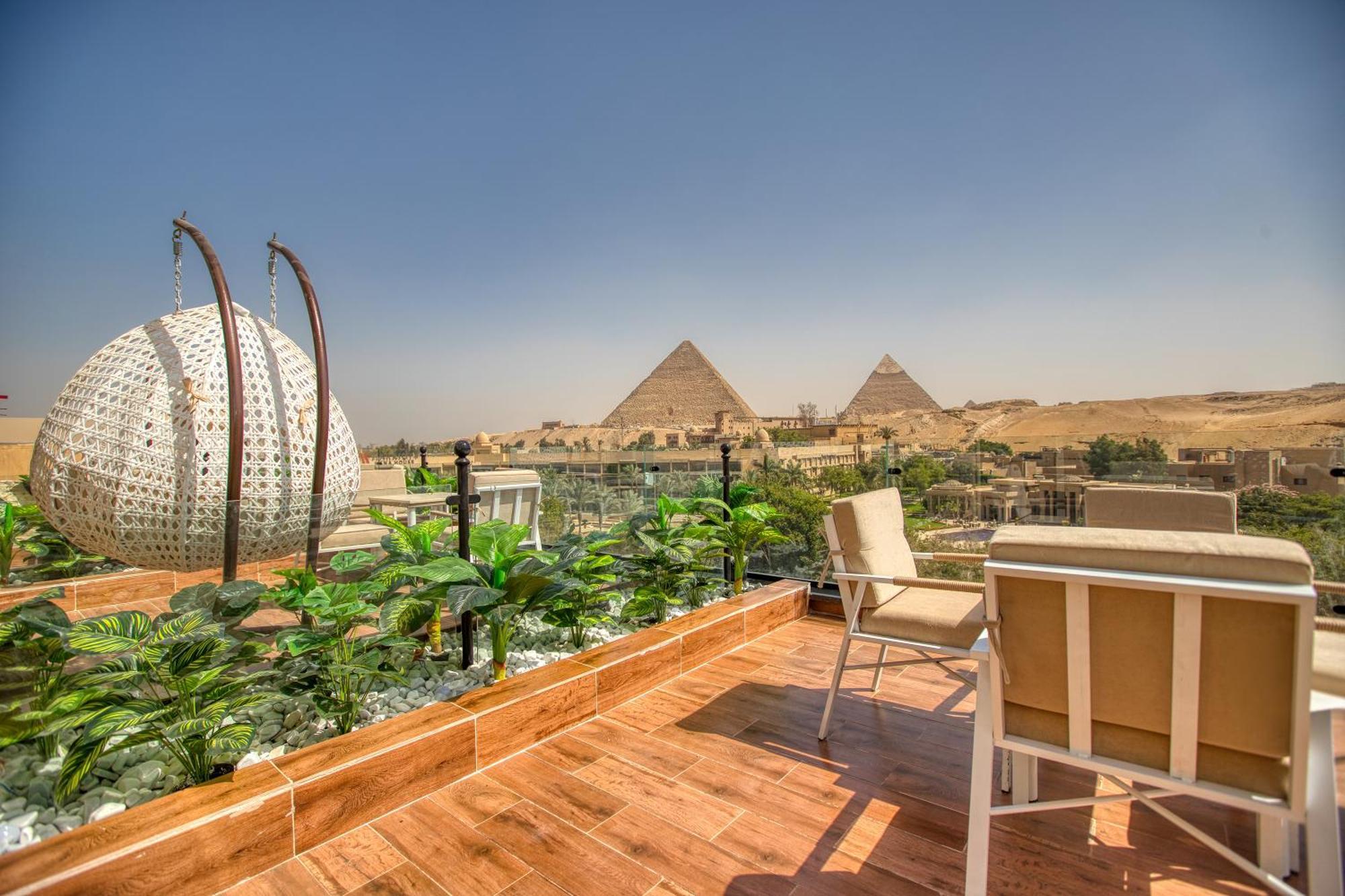 Gaia Pyramids Hotel Kafrat al Jabal Ngoại thất bức ảnh