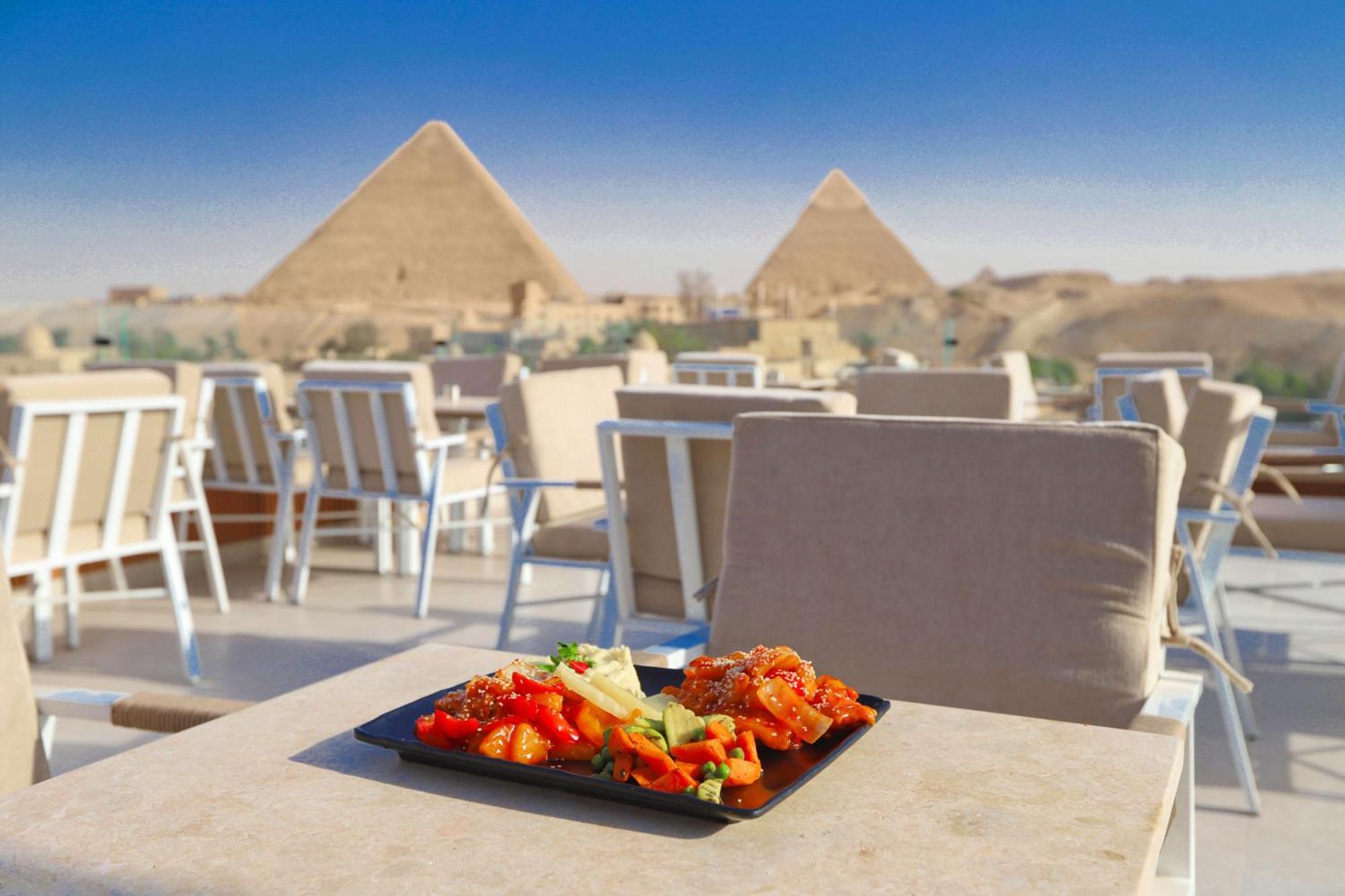 Gaia Pyramids Hotel Kafrat al Jabal Ngoại thất bức ảnh