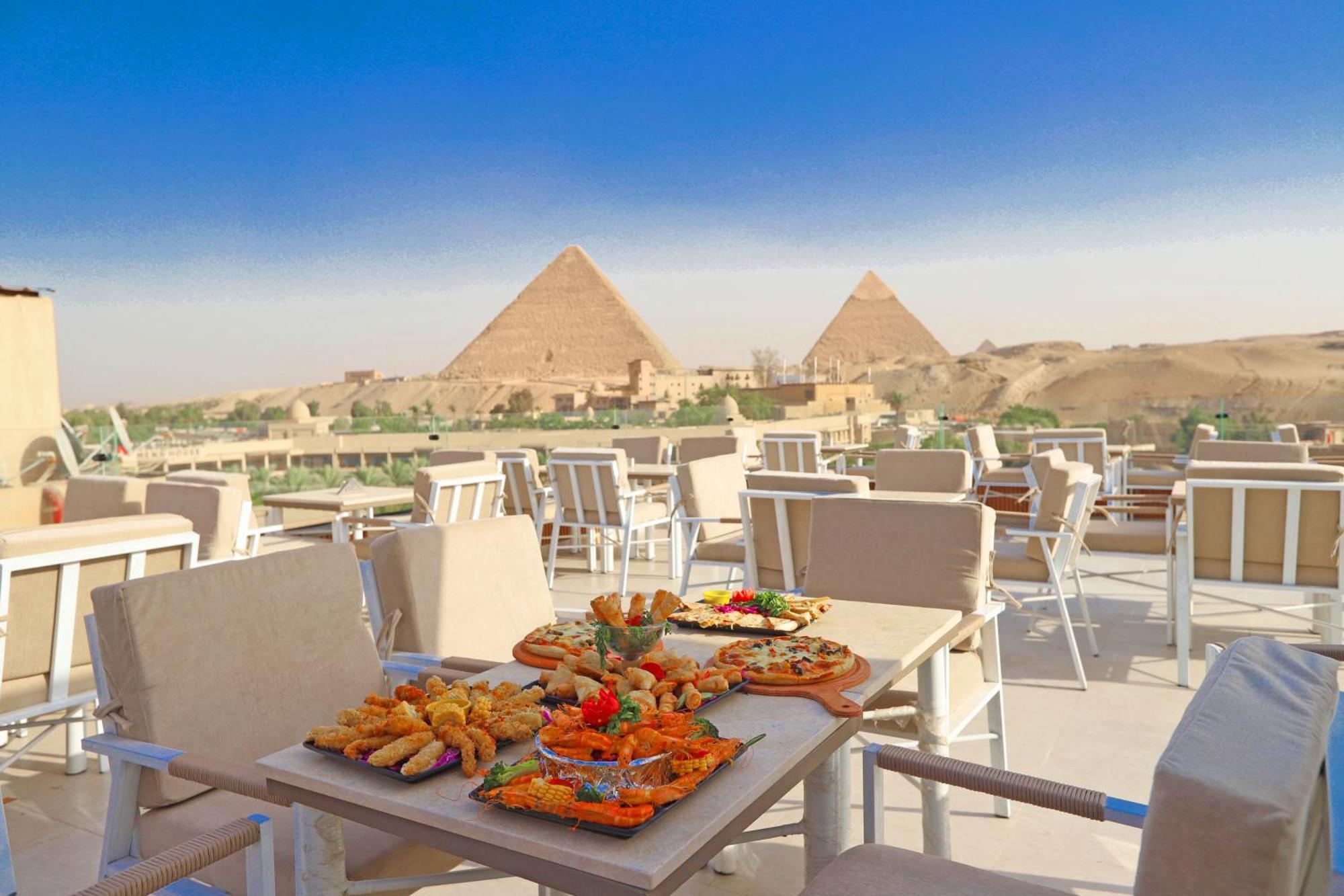 Gaia Pyramids Hotel Kafrat al Jabal Ngoại thất bức ảnh