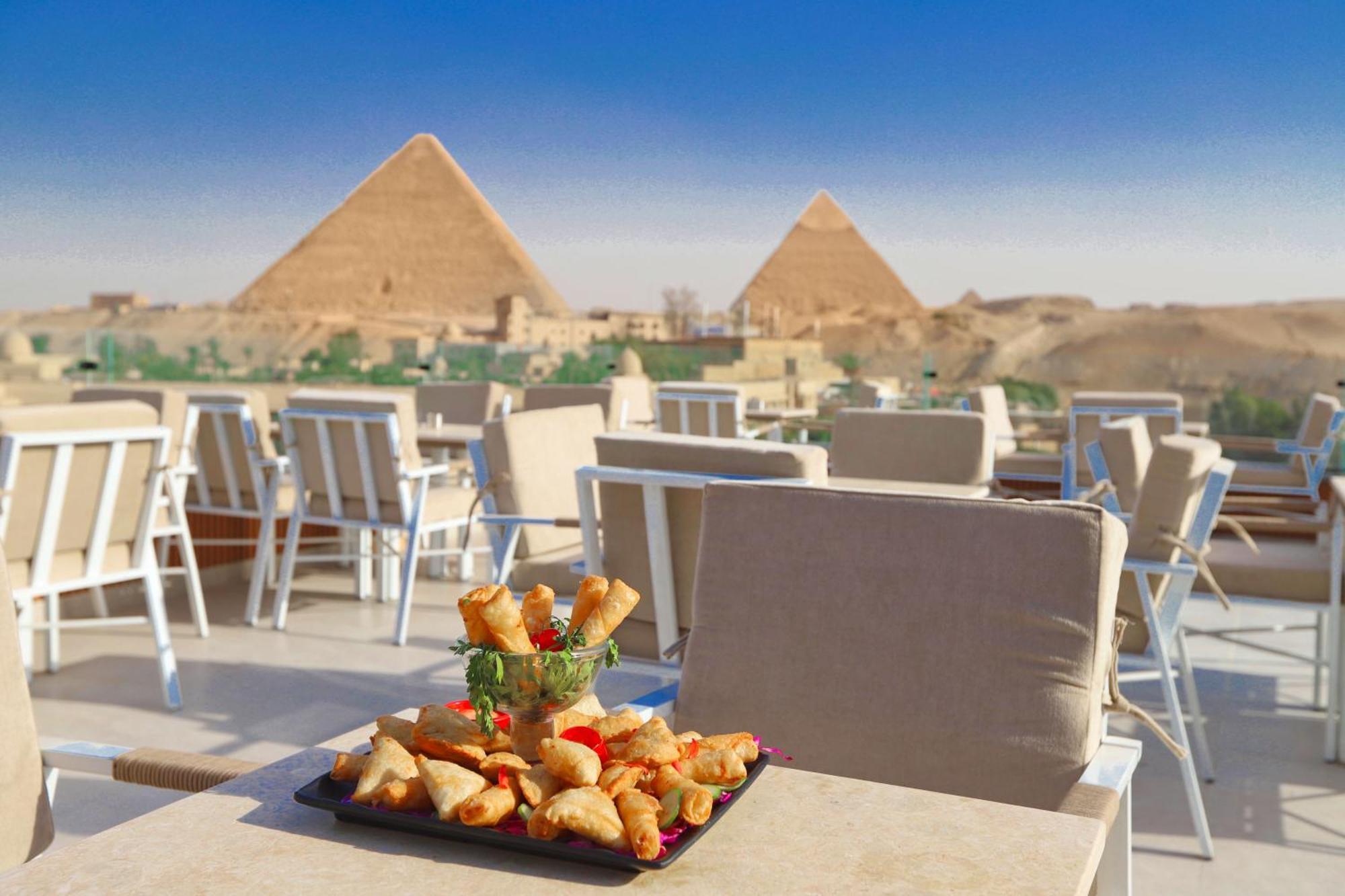 Gaia Pyramids Hotel Kafrat al Jabal Ngoại thất bức ảnh